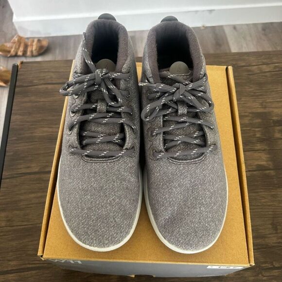 Allbirds Wool Runner-Up Mizzle Medium Gray Women's Size 11 High Top NIB New - Picture 5 of 9